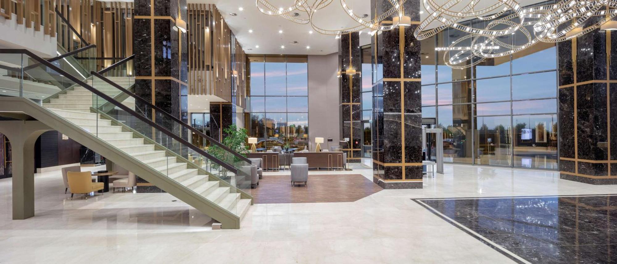 Hilton Istanbul Bakirkoy Hotel Bagian luar foto Lobby